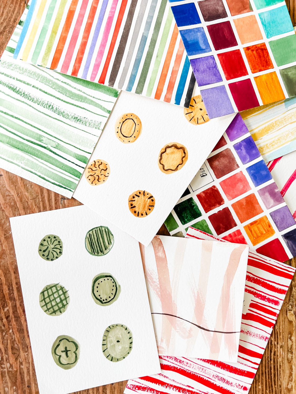 How to Make Simple Watercolor Postcards